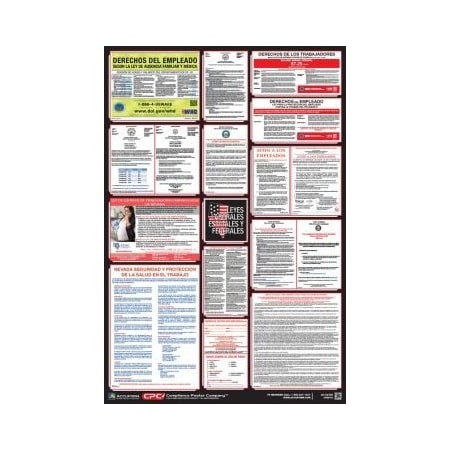 Accuform POSTERS COMBO STATE, FEDERAL AND OSHA PPG400NV PPG400NV